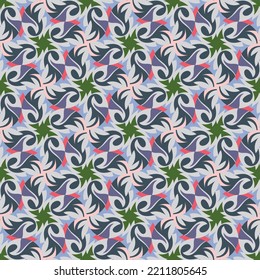 Vintage seamless pattern. Vector illustration for print, fabric, cover, packaging, interior decor, blog decoration and other your projects.