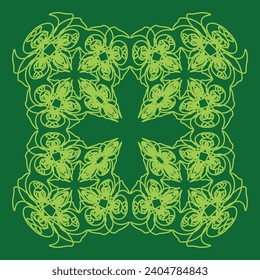 Patrón inmaculado. Ilustración vectorial. Cartel 