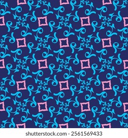 Vintage seamless pattern. Vector illustration for print, fabric, cover, packaging, interior decor, blog decoration and other your projects.