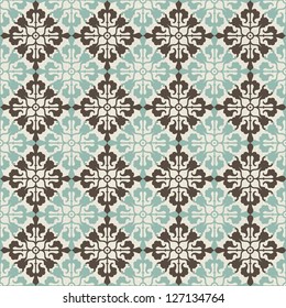 vintage seamless pattern with Victorian motif
