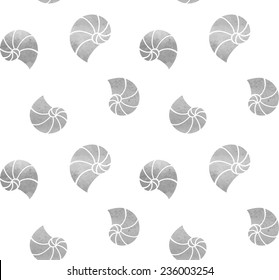 Vintage seamless pattern. Watercolor paint. Sea theme. Can be used as decoration for the gift boxes, wallpapers, backgrounds, web sites. 
