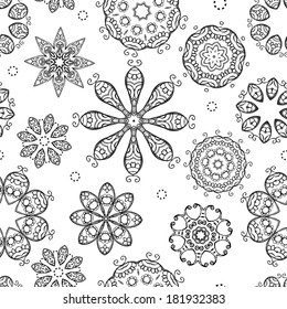 Vintage seamless pattern for your design