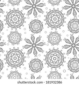 Vintage seamless pattern for your design