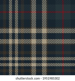 Vintage seamless plaid pattern graphic vector illustration