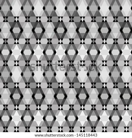 Vintage seamless texture with small geometric shapes. Retro pattern