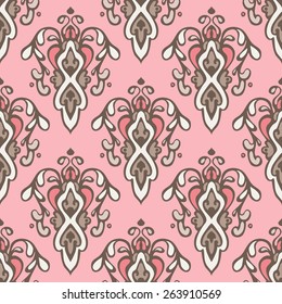 vintage seamless vector damask design luxury background