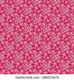 Patrón vectorial vintage sin costuras con flores. Diseño floral para textiles. Fondo decorativo para imprimir.