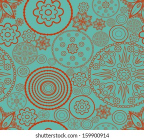 Vintage seamless wallpaper