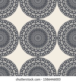 Vintage seamless wallpaper. Damask seamless pattern. 