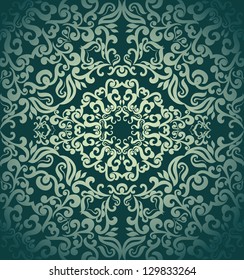 Vintage seamless wallpaper,damask design