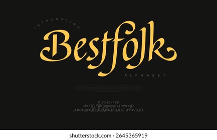 Vintage serif font with bold strokes and script accents, ideal for rustic branding and nostalgic projects