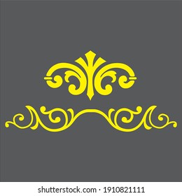 Decoración de estilo vintage. Decoración para logo, álbum de bodas o menú de restaurante. Elegancia del juego de dibujo a mano antiguo. Hojas giratorias, etiquetas, líneas curvas y elementos decorativos en el vector.
Borde de cosecha 