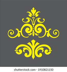 Decoración de estilo vintage. Decoración para logo, álbum de bodas o menú de restaurante. Elegancia del juego de dibujo a mano antiguo. Hojas giratorias, etiquetas, líneas curvas y elementos decorativos en el vector.
Borde de cosecha 