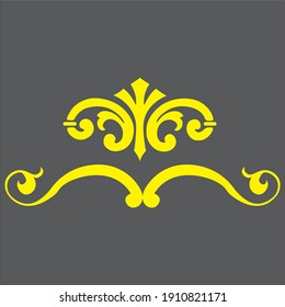 Vintage set decor elements. Decoration for logo, wedding album or restaurant menu. Elegance old hand drawing set. Ornate swirl leaves, label, curved lines and decor elements in vector.
Vintage border 