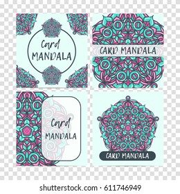 Vintage set decorative elements. Card or invitation, hand drawn background. Oriental pattern, vector illustration. Islam, Arabic Indian turkish motifs