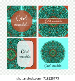 Vintage set decorative elements. Card or invitation, hand drawn background. Oriental pattern illustration. Islam, Arabic Indian turkish motifs