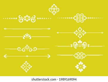 Conjunto de cosechas. Elementos florales para monogramas de diseño, invitaciones, marcos, menús y etiquetas. Diseño gráfico del sitio web, cafés, boutiques, hoteles, invitaciones a bodas.