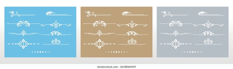 Vintage set. Floral elements for design monograms, invitations, frames, menus and labels. Graphic design of the website, cafes, boutiques, hotels, wedding invitations.