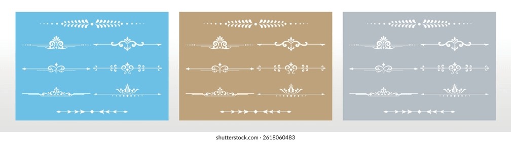Vintage set. Floral elements for design monograms, invitations, frames, menus and labels. Graphic design of the website, cafes, boutiques, hotels, wedding invitations.