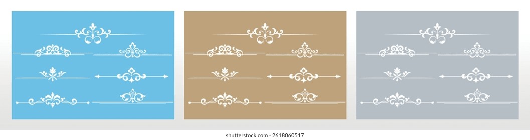 Vintage set. Floral elements for design monograms, invitations, frames, menus and labels. Graphic design of the website, cafes, boutiques, hotels, wedding invitations.