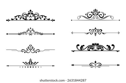 Vintage set. Floral elements for design monograms, invitations, frames, menus and labels. Graphic design of the website, cafes, boutiques, hotels, wedding invitations.