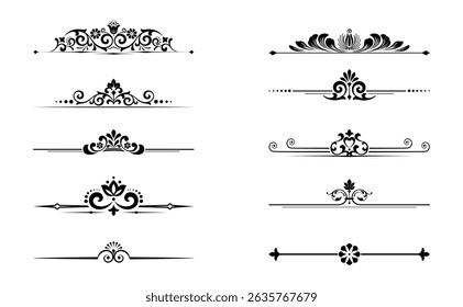 Vintage set. Floral elements for design monograms, invitations, frames, menus and labels. Graphic design of the website, cafes, boutiques, hotels, wedding invitations.