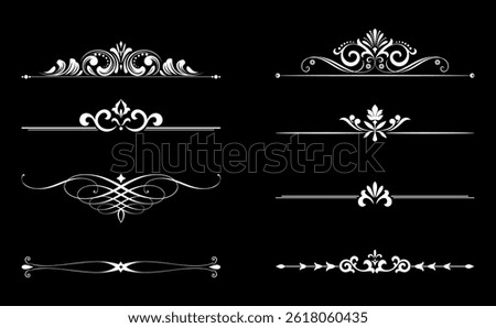 Vintage set. Floral elements for design monograms, invitations, frames, menus and labels. Graphic design of the website, cafes, boutiques, hotels, wedding invitations.