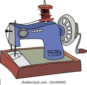 vintage sewing machine