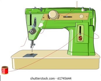 vintage sewing machine