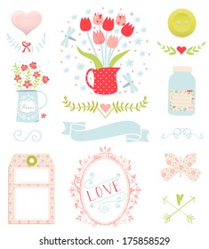 Vintage Shabby Chic Design Elements