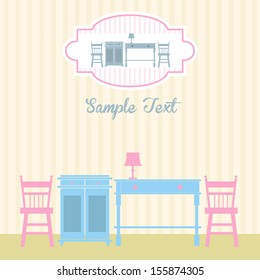 vintage shabby chic label