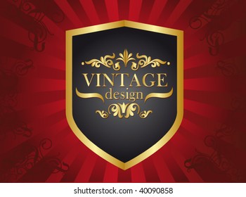 vintage shield