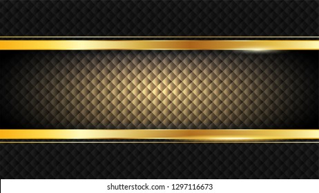 Vintage shiny golden frame  on back  background   with   gold shiny  moving light  