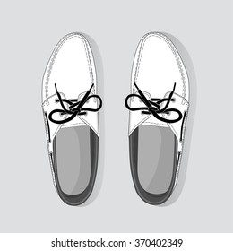 Vintage shoe. vector