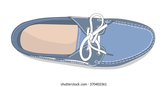 Vintage shoe. vector