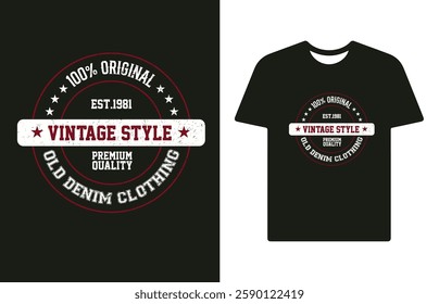 VINTAGE SHOP T SHIRT DESIGN