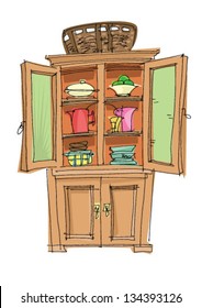 Cupboard Cartoon Images Stock Photos Vectors Shutterstock