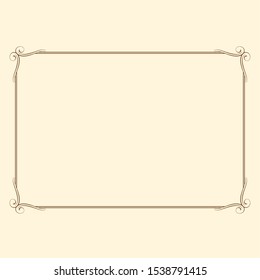 Vintage sign frames. Old decorative frame design, retro ornate label elements and luxurious vintage borders. Premium certificate badge, victorian elegant tag. Isolated vector symbols set