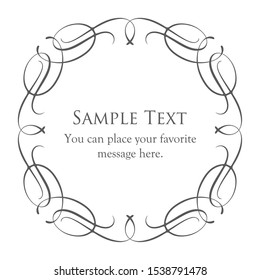 Vintage sign frames. Old decorative frame design, retro ornate label elements and luxurious vintage borders. Premium certificate badge, victorian elegant tag. Isolated vector symbols set