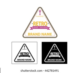 vintage sign, retro logo