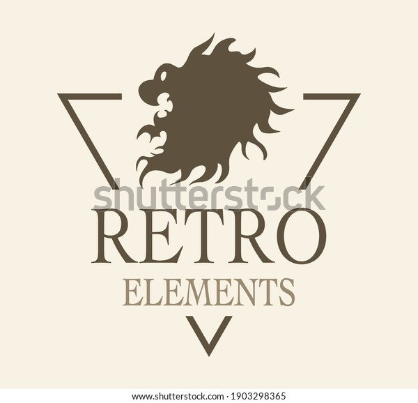 Vintage signs and elements\
on white background. Classical vintage and retro elements, vector\
illustration