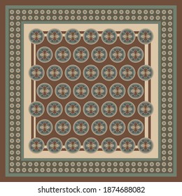 Diseño de patrones de seda vintage