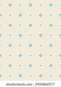 Vintage simple folk seamless pattern design. Vector illustration.