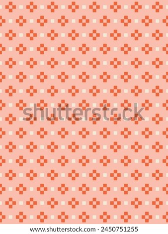 Vintage simple folk seamless pattern design. Vector illustration.