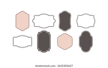 Vintage and simple frame set