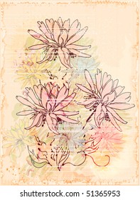 vintage sketch. eps 10