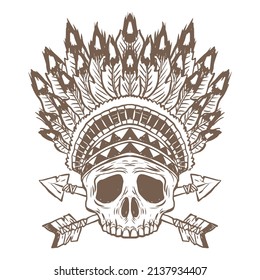 vintage sketched skull logo collection vector