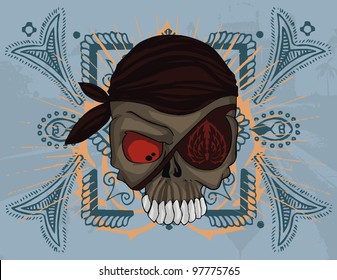 vintage skull