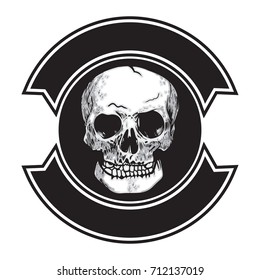 Vintage Skull Illustrations Logo vector