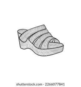 Vintage slippers women elegant creative design